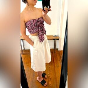 J Crew Liberty London Womens Shirt Poppy and Daisy Tana Lawn Size 4